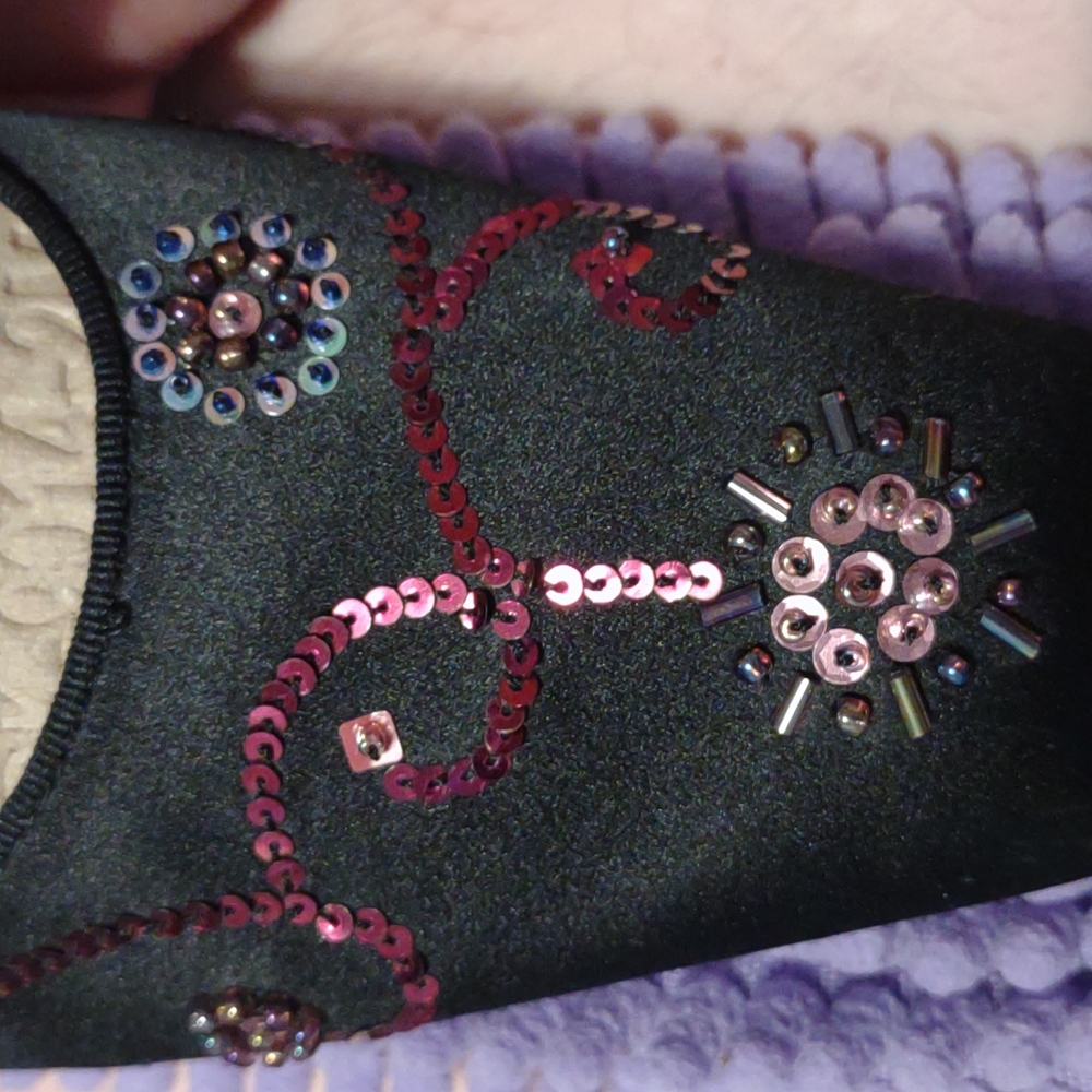 👣MAXSTUDIO 👣Sequines Ball Shoes footwear. - Picture 16 of 16